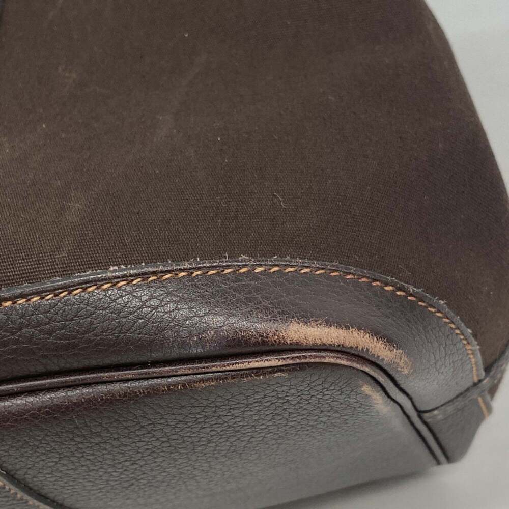 Hermes Garden PM Tote Bag, Toile Officier, Brown, □H stamp, Women's. - Picture 6 of 11